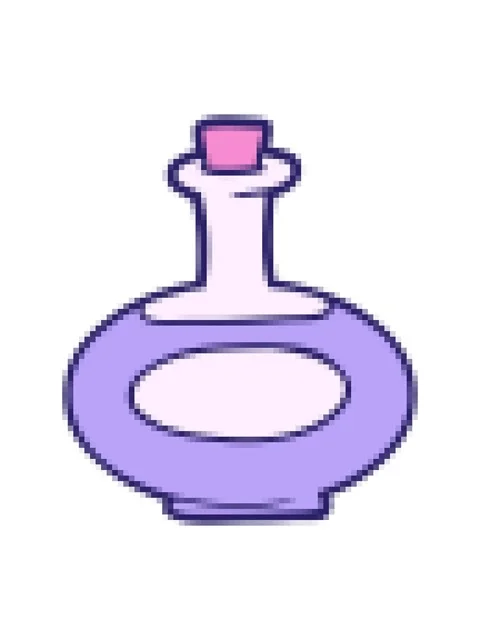 Pixelize effect animation of cartoon perfume bottle Stock-Footage 324040632