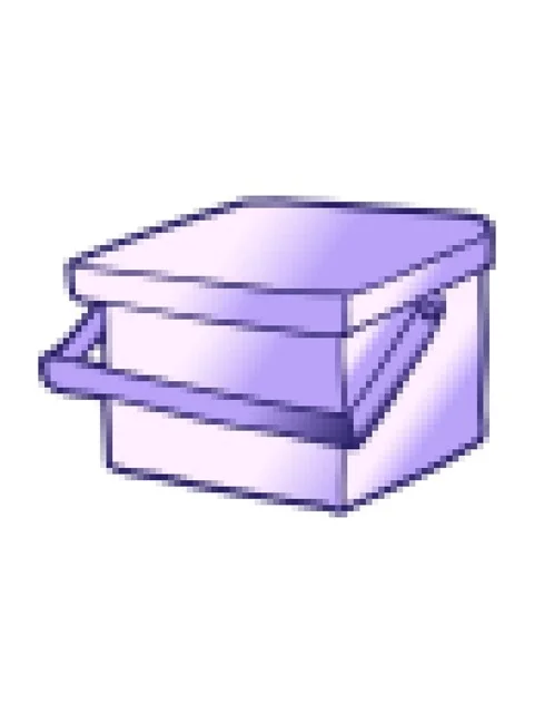 Pixelize effect animation of cartoon tub with handle Vidéo 324447332