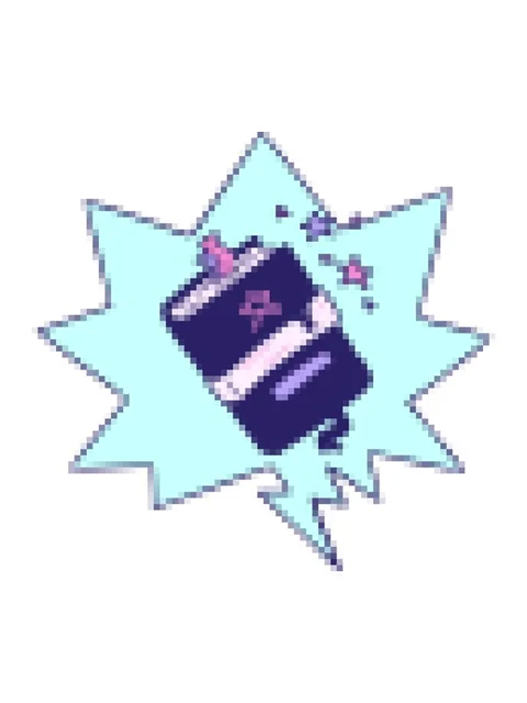 Pixelize effect animation of cartoon witch's book of spells with speech bubbl Stock Footage 324070503