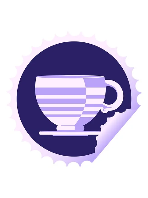 Pixelize effect animation of coffee cup graphic vector illustration round s.. Video stock 324414865