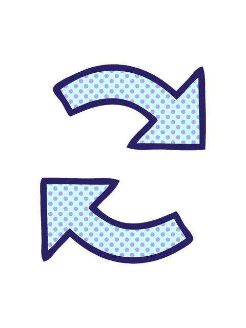 Pixelize effect animation of comic book style cartoon of a recycling arrows Stock Footage 324046884