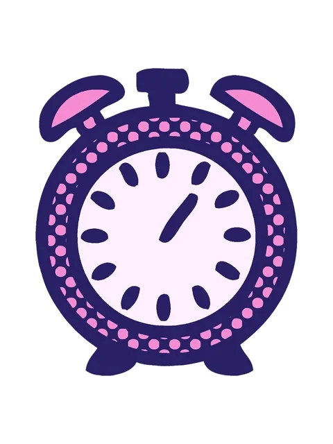 Pixelize effect animation of comic book style cartoon of a alarm clock Video stock 324250348
