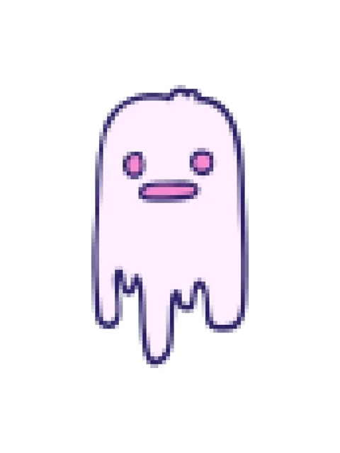 Pixelize effect animation of comic book style cartoon spooky ghost Video stock 324259061