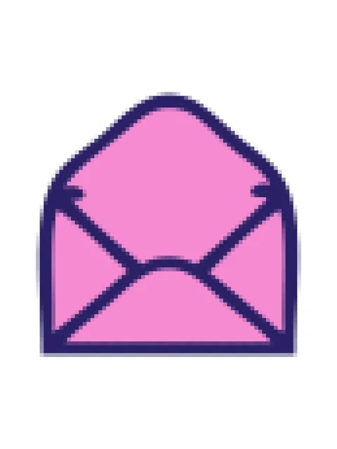 Pixelize effect animation of comic book style cartoon of a paper envelope Vídeo Stock 324306498