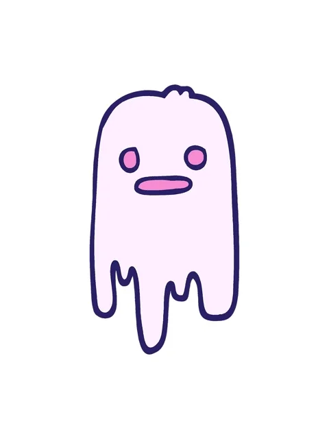 Pixelize effect animation of comic book style cartoon spooky ghost Stock Footage 324401038