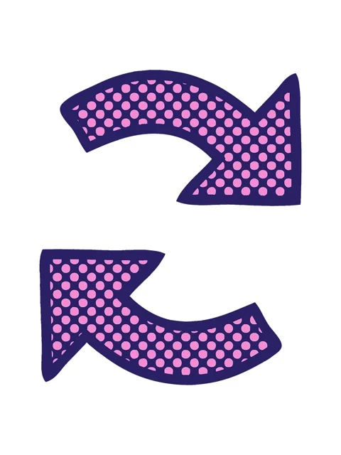 Pixelize effect animation of comic book style cartoon of a directional arrow Stock Footage 324449853