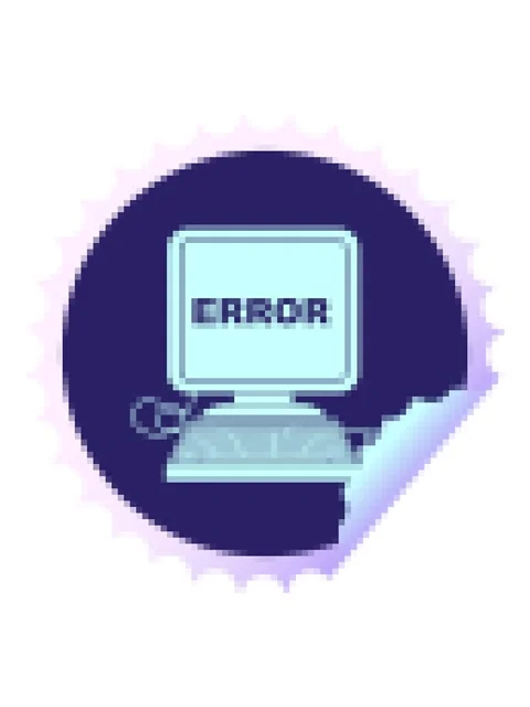Pixelize effect animation of computer error vector illustration circular pe.. Stock Footage 324207625