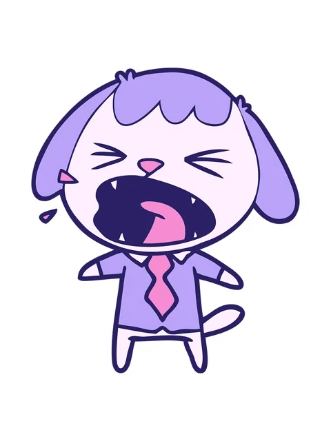 Pixelize effect animation of cute cartoon dog barking Stock Footage 324232874