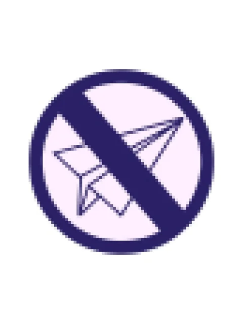 Pixelize effect animation of cute cartoon of a no paper aeroplanes allowed Stock Footage 324235154