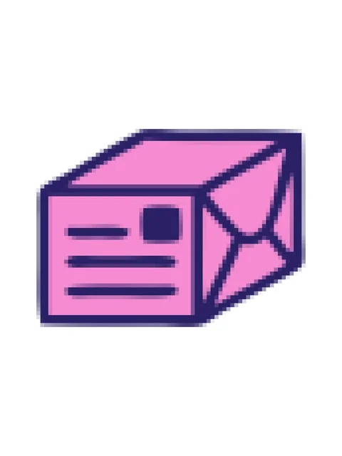 Pixelize effect animation of cute cartoon of a paper parcel Stock Footage 324256115