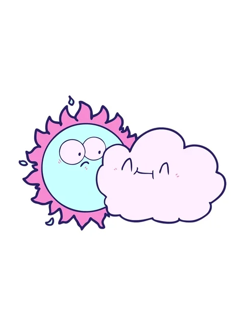 Pixelize effect animation of cute cartoon cloud and sun Stock Footage 324336945