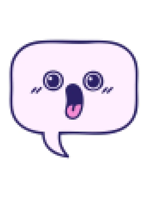 Pixelize effect animation of cute cartoon of a speech bubble Stock Footage 324439755