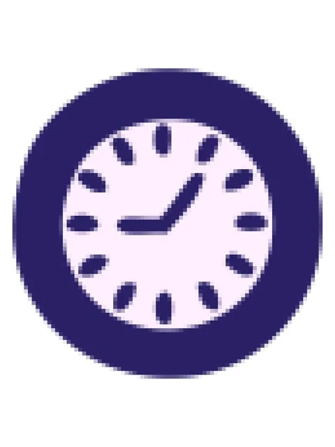 Pixelize effect animation of cute cartoon of a wall clock Stock Footage 324451252