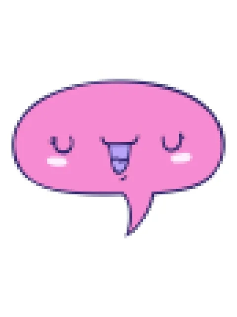 Pixelize effect animation of cute happy face cartoon with speech bubble Stock Footage 324460364