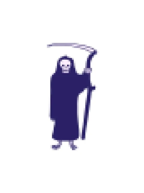 pixelize effect animation of death carto... | Stock Video | Pond5