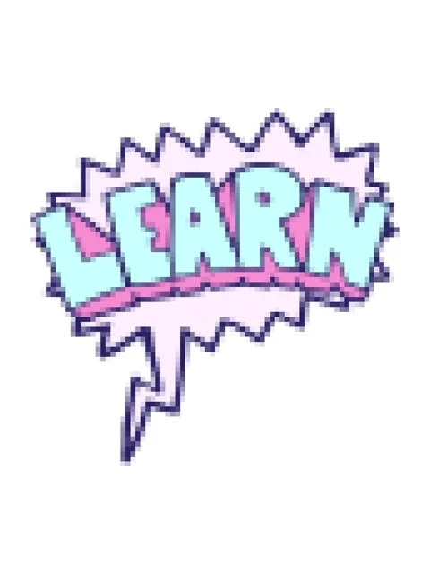 Pixelize effect animation of freehand drawn speech bubble cartoon learn symbo Stock Footage 324202155