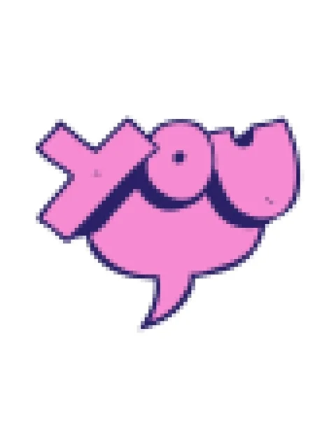 Pixelize effect animation of freehand drawn speech bubble cartoon you symbol Stock Footage 324259480