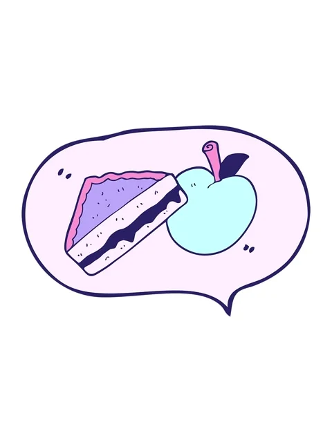 Pixelize effect animation of freehand drawn speech bubble cartoon packed lunc Stock Footage 324405159