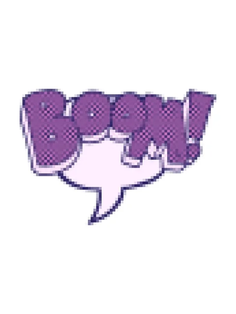 Pixelize effect animation of freehand drawn comic book speech bubble cartoo.. Stock Footage 324451828