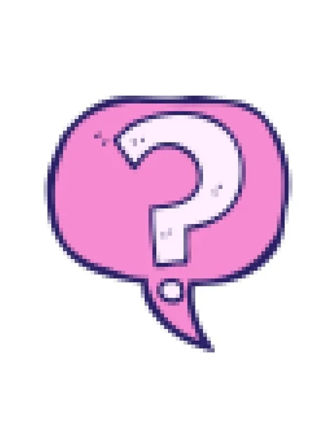 Pixelize effect animation of freehand drawn speech bubble cartoon question ma Stock Footage 324454408