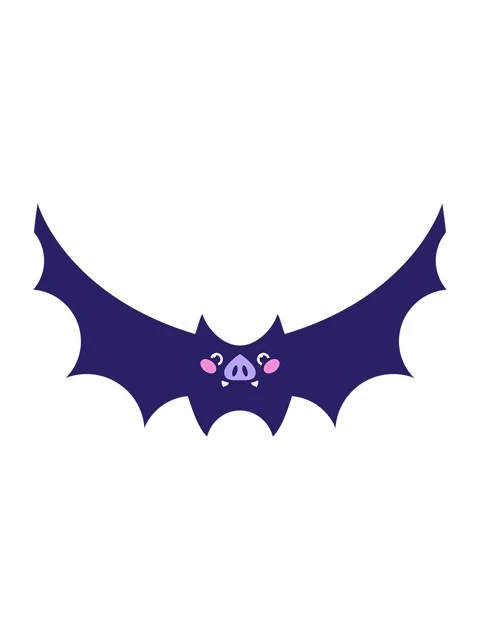 Pixelize effect animation of a fun halloween bat Stock Footage 324181046