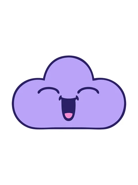 Pixelize effect animation of gradient cartoon of a storm cloud Stock Footage 324491514