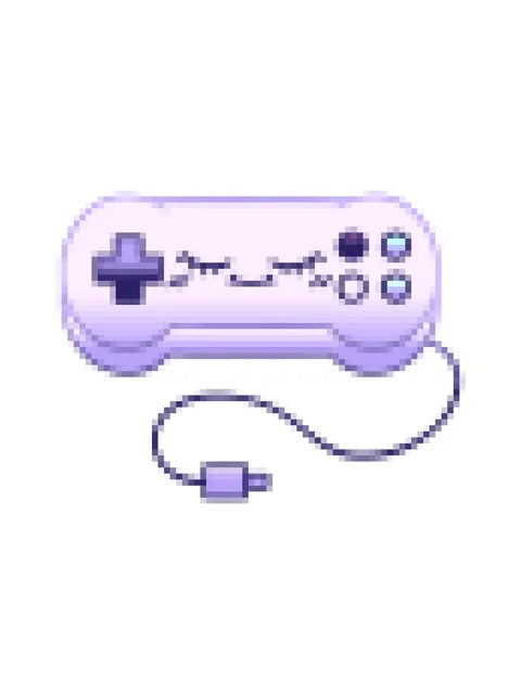 Pixelize effect animation of gradient shaded cartoon of a game controller Video stock 324053261