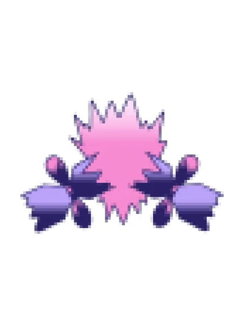 Pixelize effect animation of gradient shaded quirky cartoon pulled cracker Stock Footage 324451120