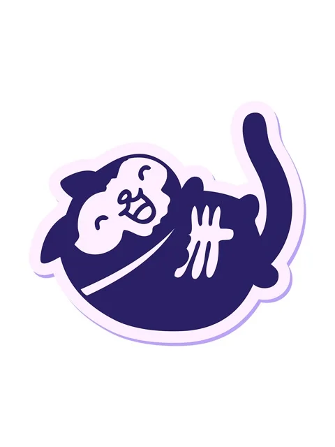 Pixelize effect animation of halloween cat sticker Stock Footage 324455512