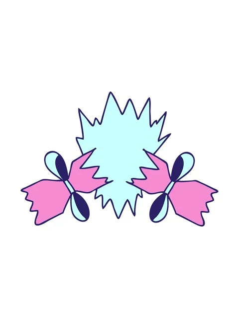 Pixelize effect animation of hand drawn quirky cartoon pulled cracker Stock Footage 324049538