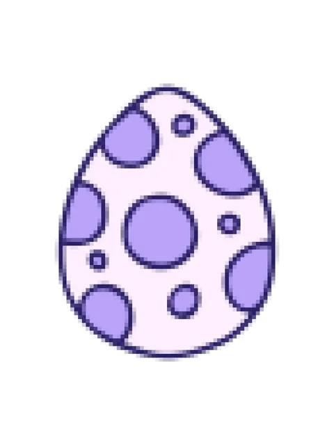 Pixelize effect animation of a hand drawn quirky cartoon easter egg Stock Footage 324413308