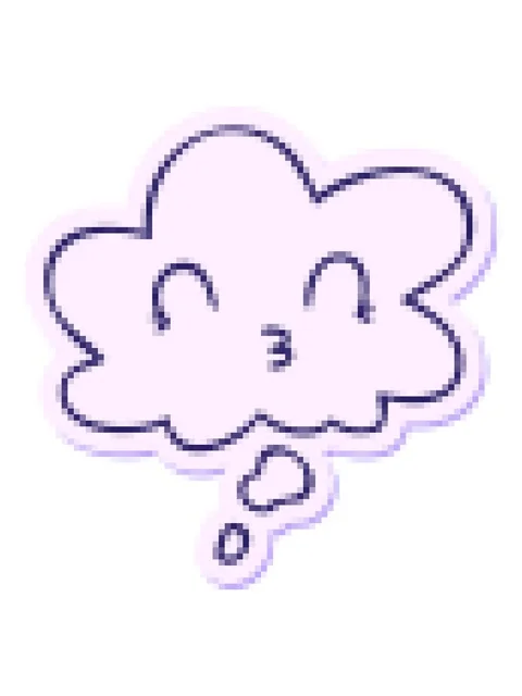 Pixelize effect animation of happy cartoon face with thought bubble as a pr.. Stock Footage 323603047