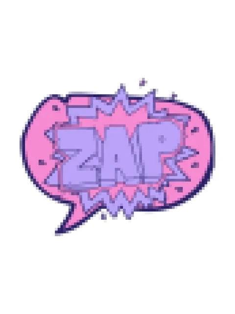 Pixelize effect animation of happy freehand speech bubble cartoon zap explo.. Stock Footage 324065648