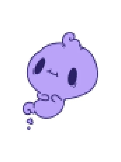 Pixelize effect animation of illustration of a kawaii cute ghost Video stock 324081635