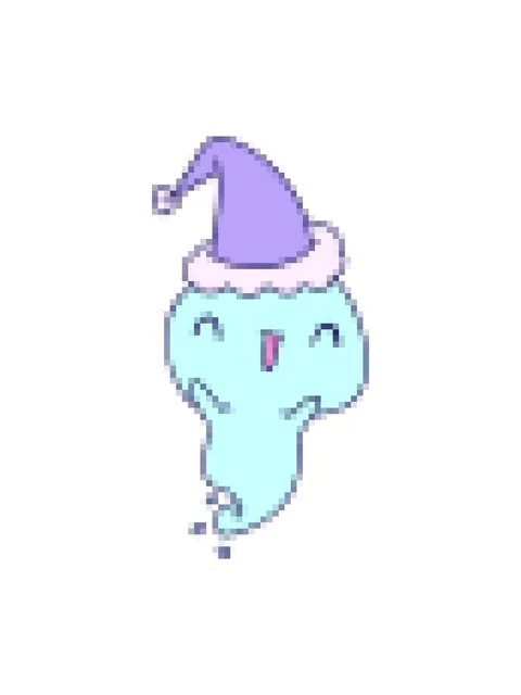 Pixelize effect animation of kawaii ghost Video stock 324241131