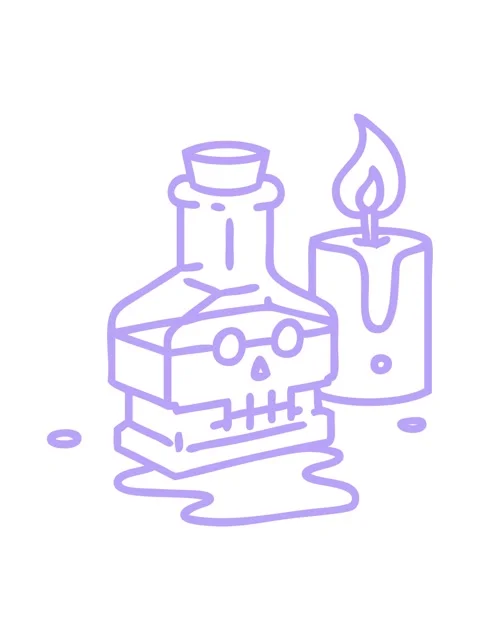 Pixelize effect animation of line doodle of a magic potion in a fancy bottl.. Stock Footage 324397251