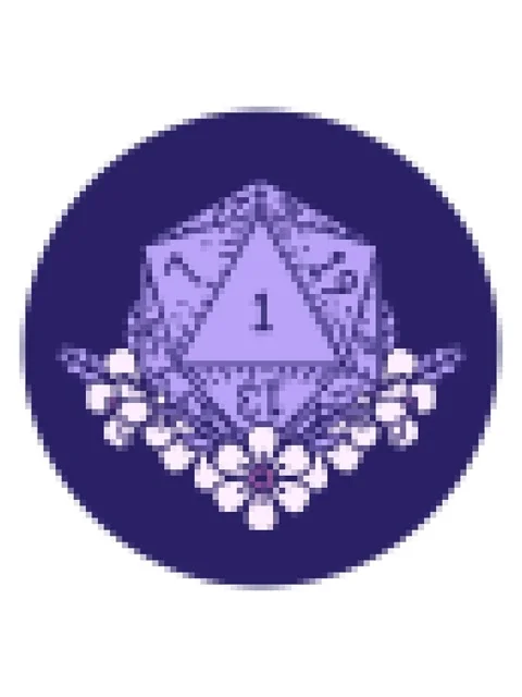 Pixelize effect animation of natural one dice roll with floral elements Stock Footage 324255296