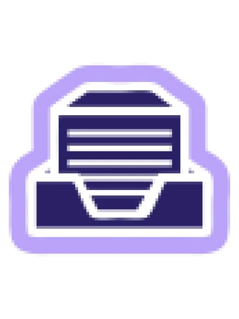 Pixelize effect animation of office paper stack icon symbol Video stock 324134935