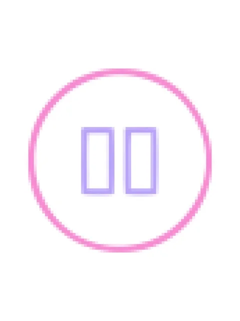 Pixelize effect animation of pause symbol Stock Footage 324073603