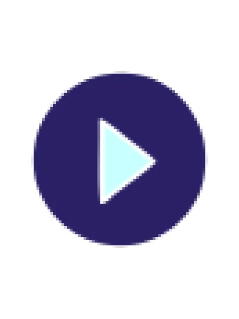 Pixelize effect animation of play icon Stock Footage 324107484