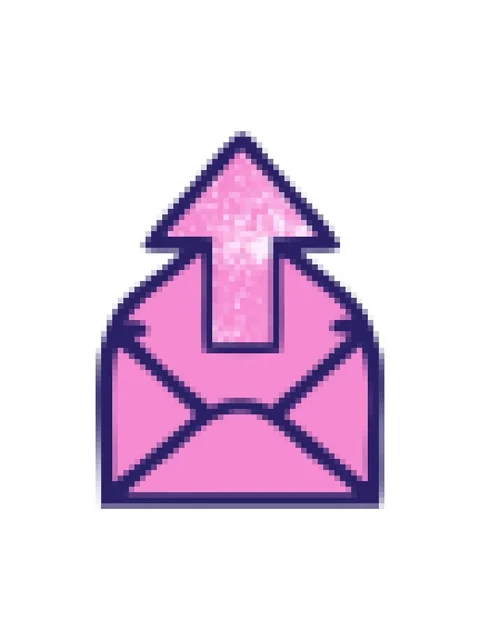 Pixelize effect animation of retro grunge texture cartoon of a envelope wit.. Vídeo Stock 324398233