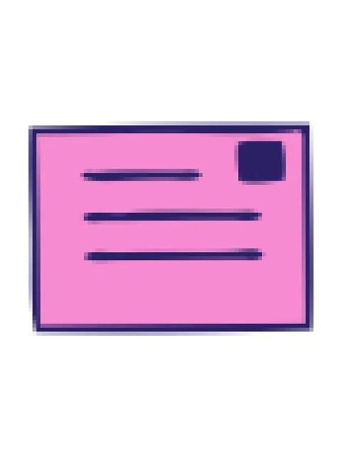 Pixelize effect animation of retro grunge texture cartoon of a paper envelope Vídeo Stock 324402612