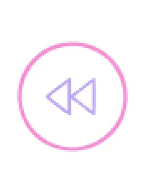 Pixelize effect animation of rewind symbol Stock Footage 324134021