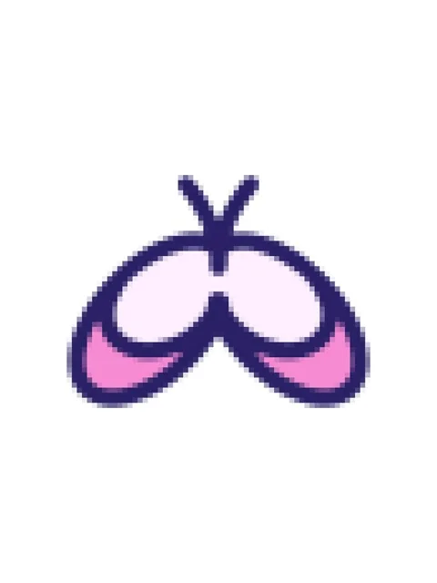 Pixelize effect animation of simple fun cute butterfly Stock Footage 324333523