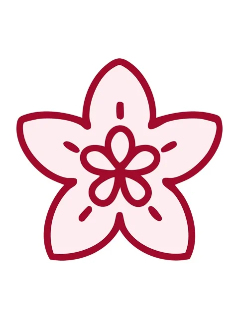 Pixelize effect animation of singular japanese style flower design Stock Footage 324424447