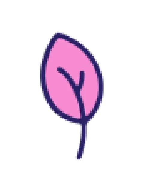 Pixelize effect animation of spring leaf illustration Stock Footage 324198650
