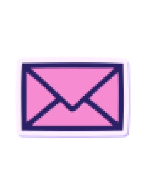 Pixelize effect animation of sticker of a cute cartoon paper envelope Vídeo Stock 324130105