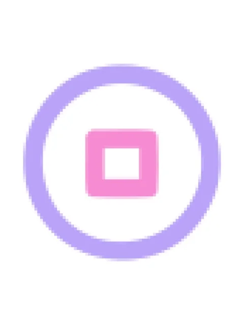 Pixelize effect animation of stop button symbol icon Stock Footage 324235107