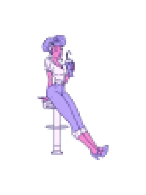 Pixelize effect animation of tattoo in traditional style of a pinup girl dr.. Stock Footage 324427319