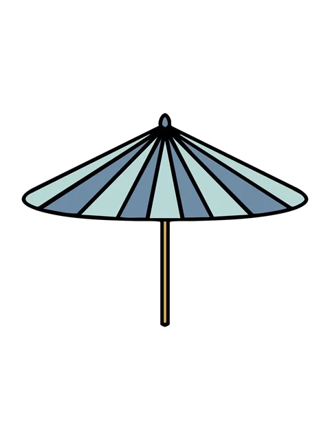Pixelize effect animation of traditional japanese waxed paper parasol 動画素材 324144569